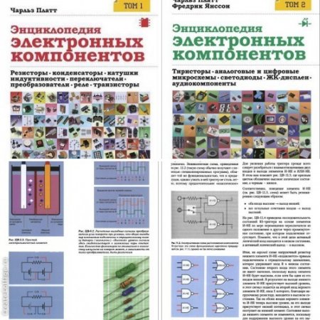Обложка к Энциклопедия электронных компонентов. Том 1-2  + Дополнительные материалы (2017) DJVU