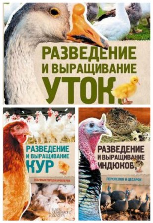 Обложка к Юрий Пернатьев. Разведение и выращивание кур, уток, индюков. 3 книги (2017) RTF,FB2,EPUB,MOBI,DOCX