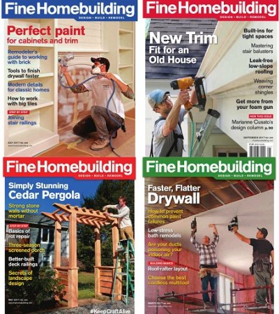 Обложка к Подшивка журналов. Fine Homebuilding за 2017 год