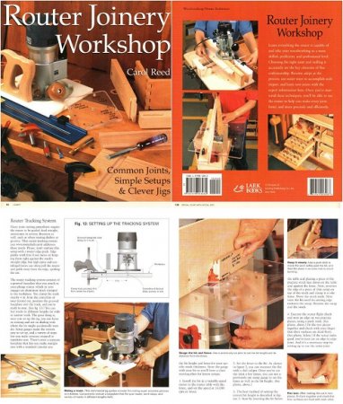 Обложка к Столярные изделия с помощью ручного фрезера / Router Joinery Workshop