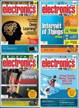 Обложка к Подшивка журналов Electronics For You за 2017 год