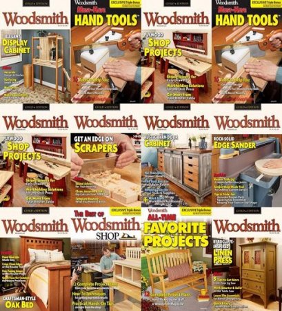 Обложка к Подшивка журналов Woodsmith за 2018 год