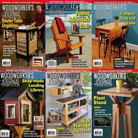 Обложка к Подшивка журнала - Woodworker's Journal за 2019 год