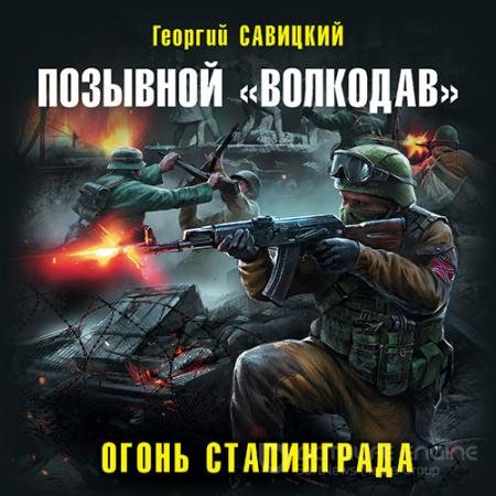 Обложка к Аудиокнига - Позывной «Волкодав». Огонь Сталинграда (2022) Савицкий Георгий