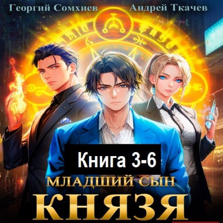 Обложка к Аудиокнига - Младший сын князя. Книга 3-6. А. Ткачев, Г. Сомхиев (2023-2024)